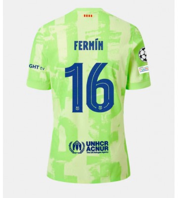 Barcelona Fermin Lopez #16 Tercera Equipación 2024-25 Manga Corta